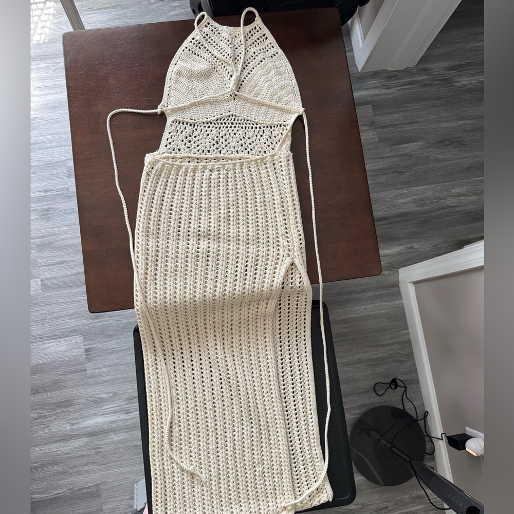 Forever 21 Beige Crochet Dress - Picture 2 of 4